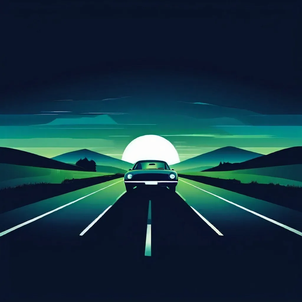 Austrian Night Driving Rules: Lighting and Full Beam Outside Built-Up Areas