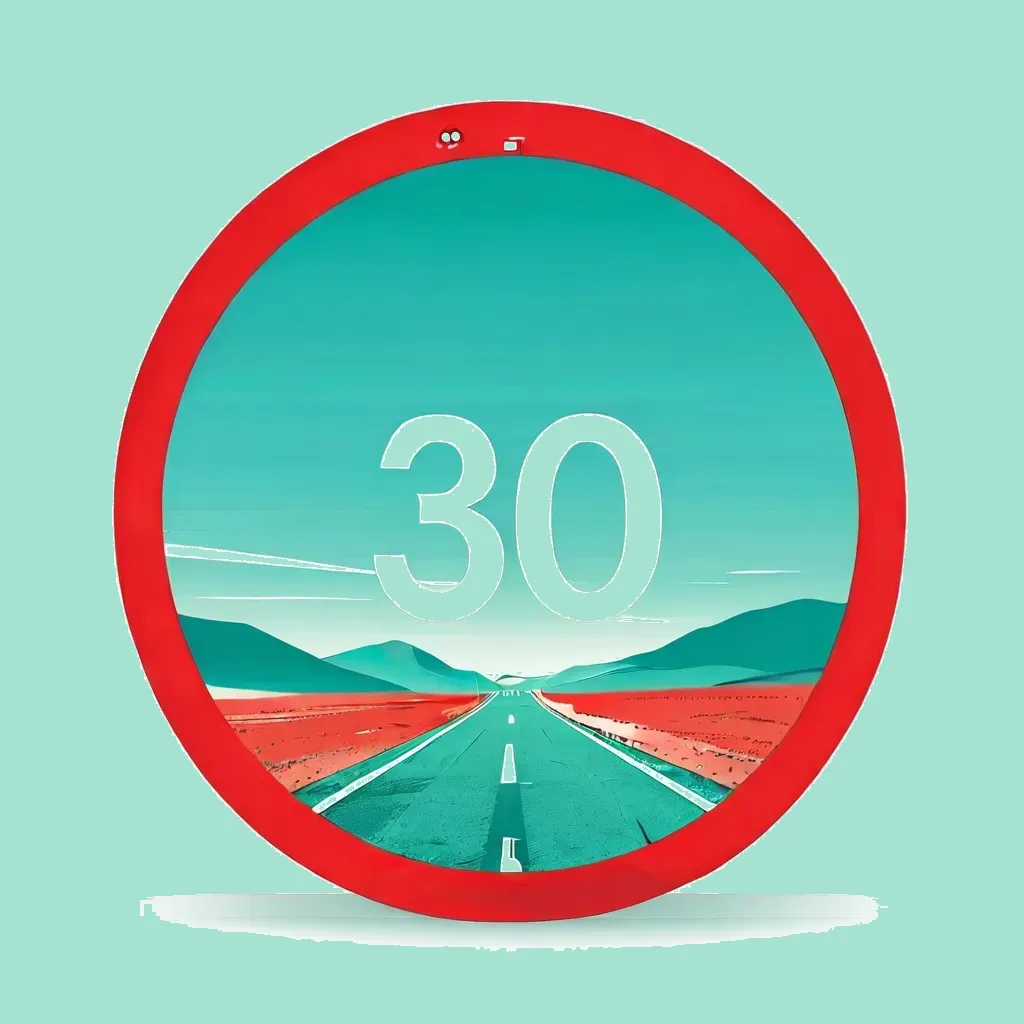 Imagen del artículo Límites de Velocidad Nacionales en Gran Bretaña Explicados: Comprendiendo los Límites de 30, 60 y 70 mph