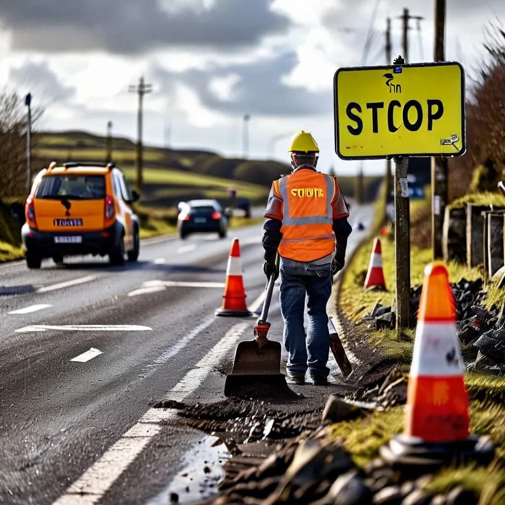 Understanding Temporary Roadworks Signs and Traffic Control in Ireland