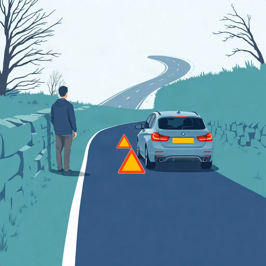 Handling Vehicle Breakdowns on Irish Rural Roads: Safety Procedures
