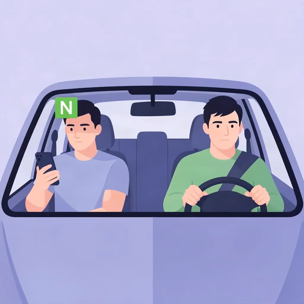 Managing Passenger Pressure for Novice Drivers with N Plates
