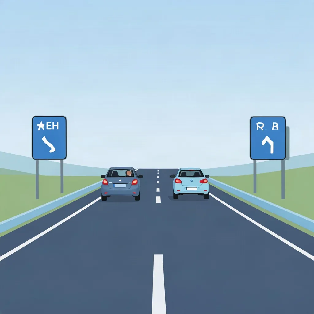 Regeln zum Sicherheitsabstand auf polnischen Autobahnen und Schnellstraßen