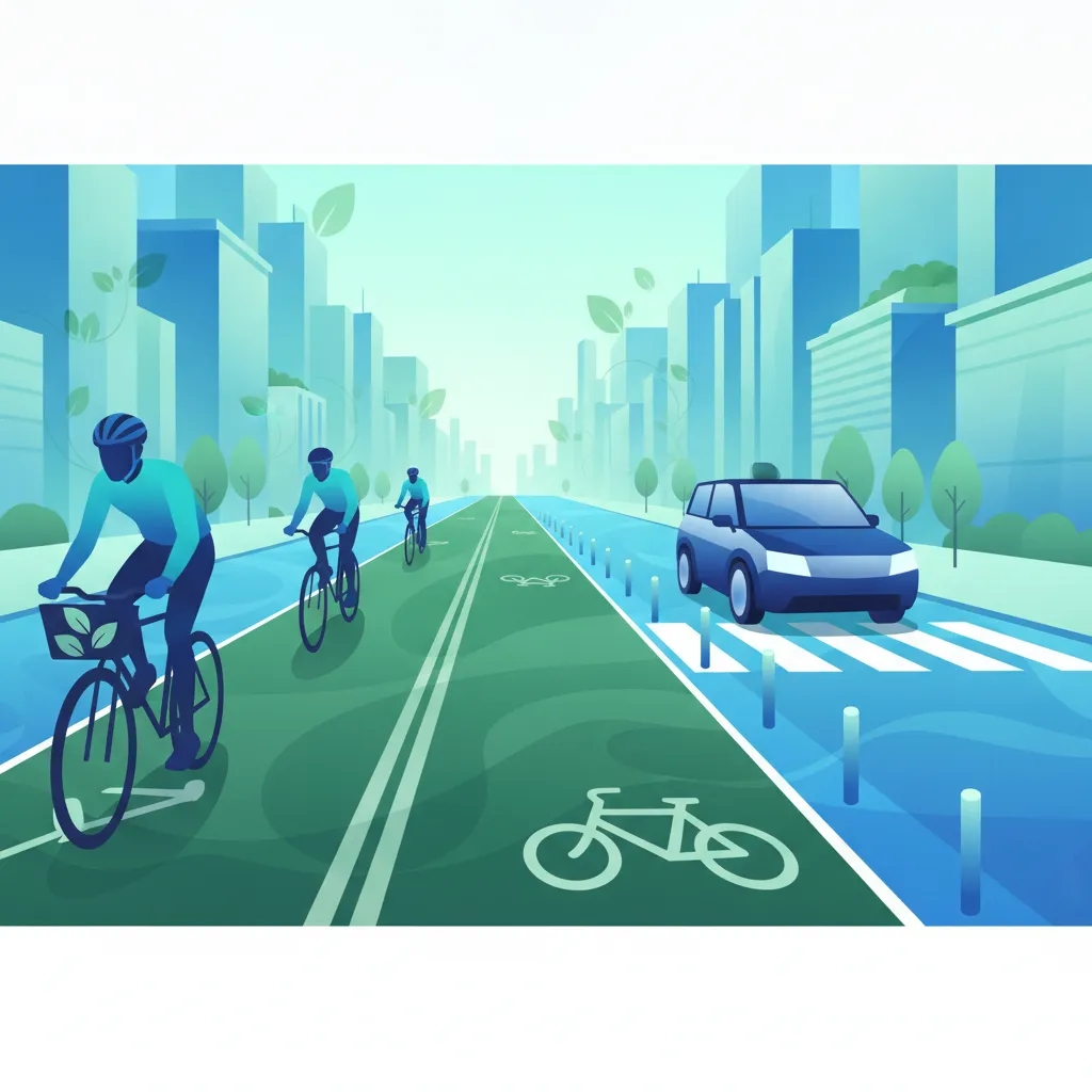 Radfahrer und Radverkehrsanlagen Fahrtheoriestunde