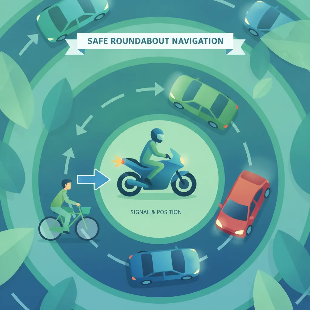 Roundabout Strategies for Motorcyclists lesson image
