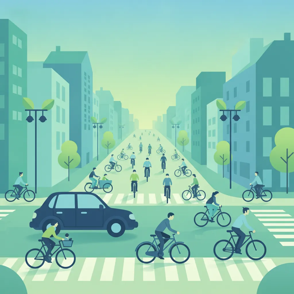 Safe Interaction with High Volumes of Cycle Traffic lesson image