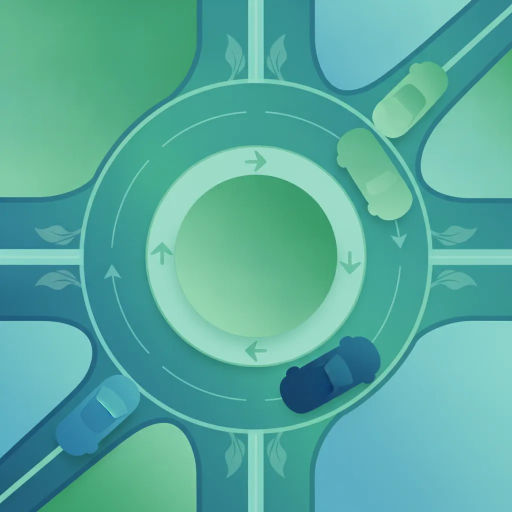 Roundabouts: Entry, Circulation, and Exit lesson image