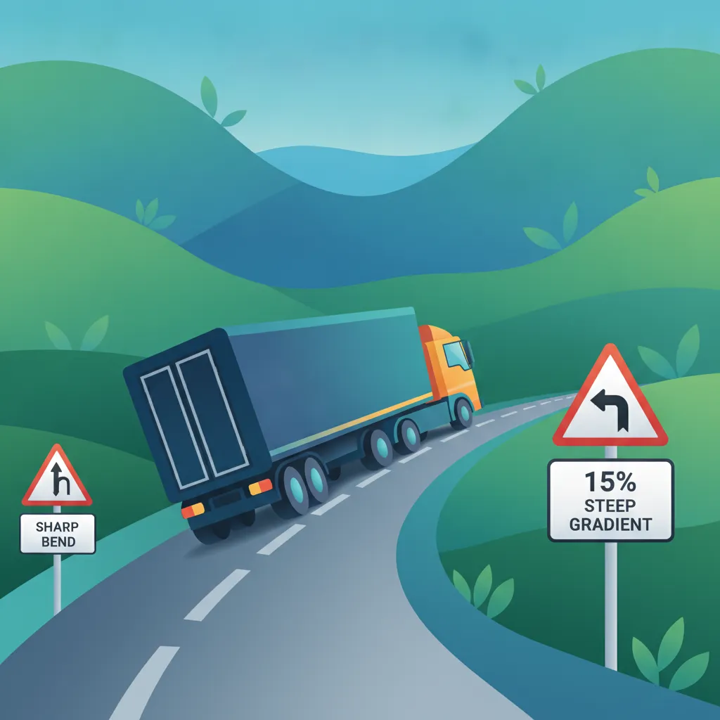 Image de la leçon Gestion de la vitesse pour les poids lourds