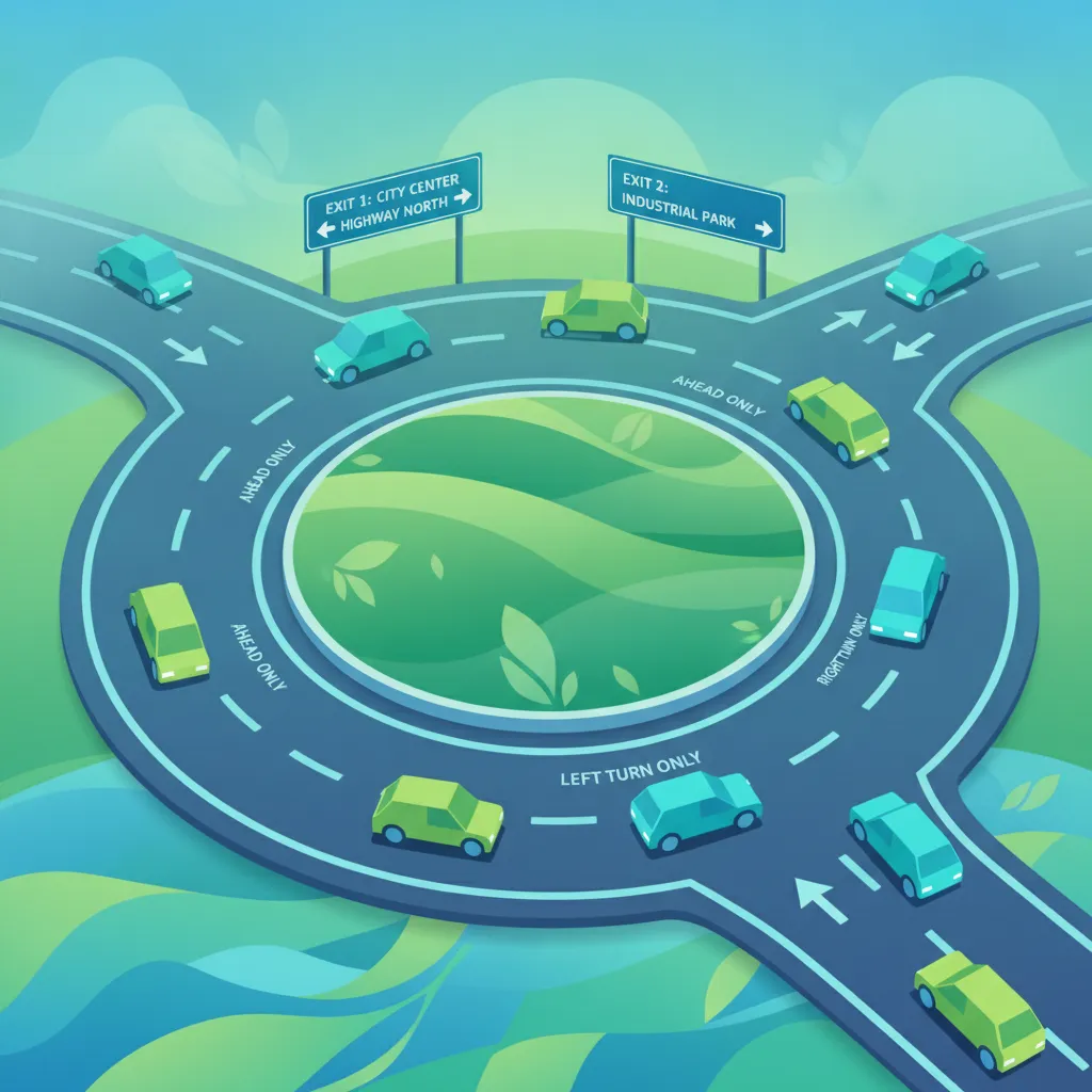 Mini‑Roundabouts and Multi‑Lane Roundabouts lesson image