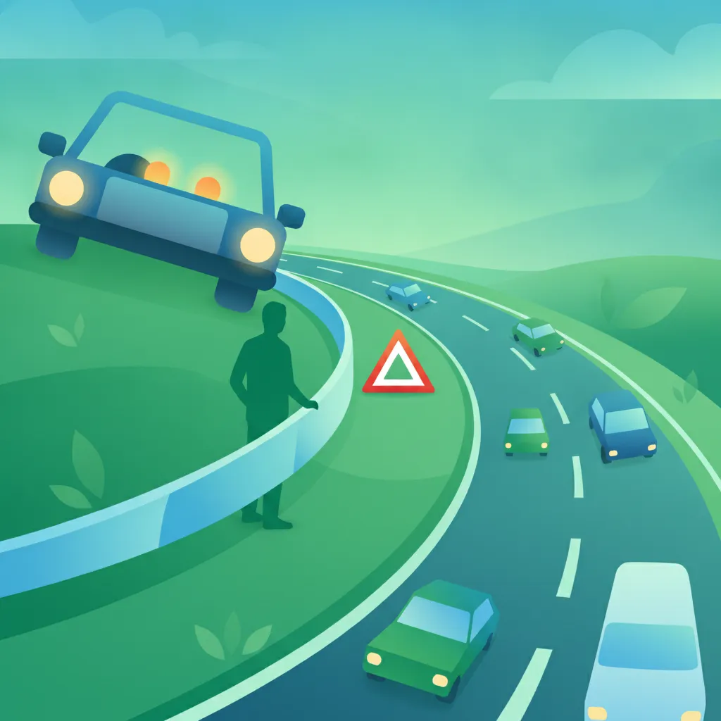 Notfallmaßnahmen, Erste Hilfe, Pannen und verantwortungsbewusstes Fahren Unterrichtsbild