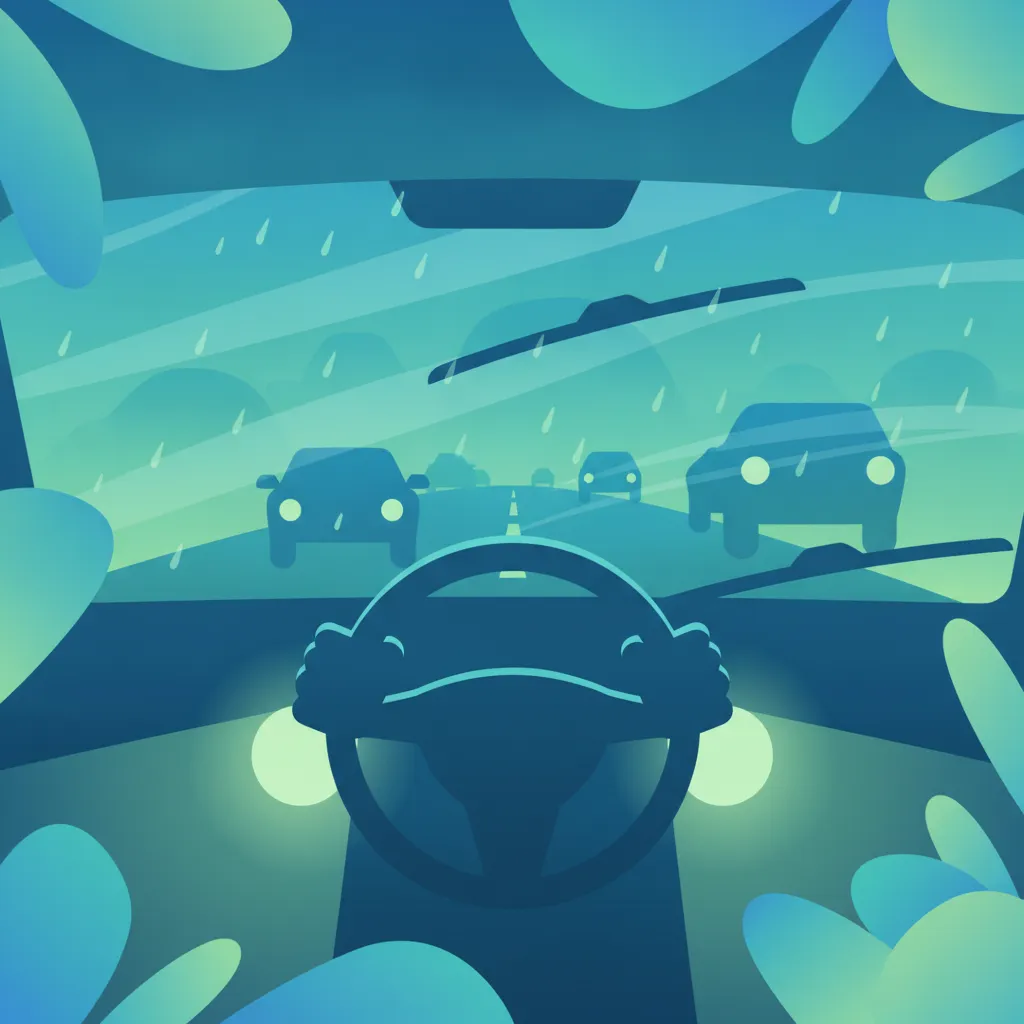 Driving in Rain, Fog, Snow, Ice and Low‑Visibility Conditions lesson image