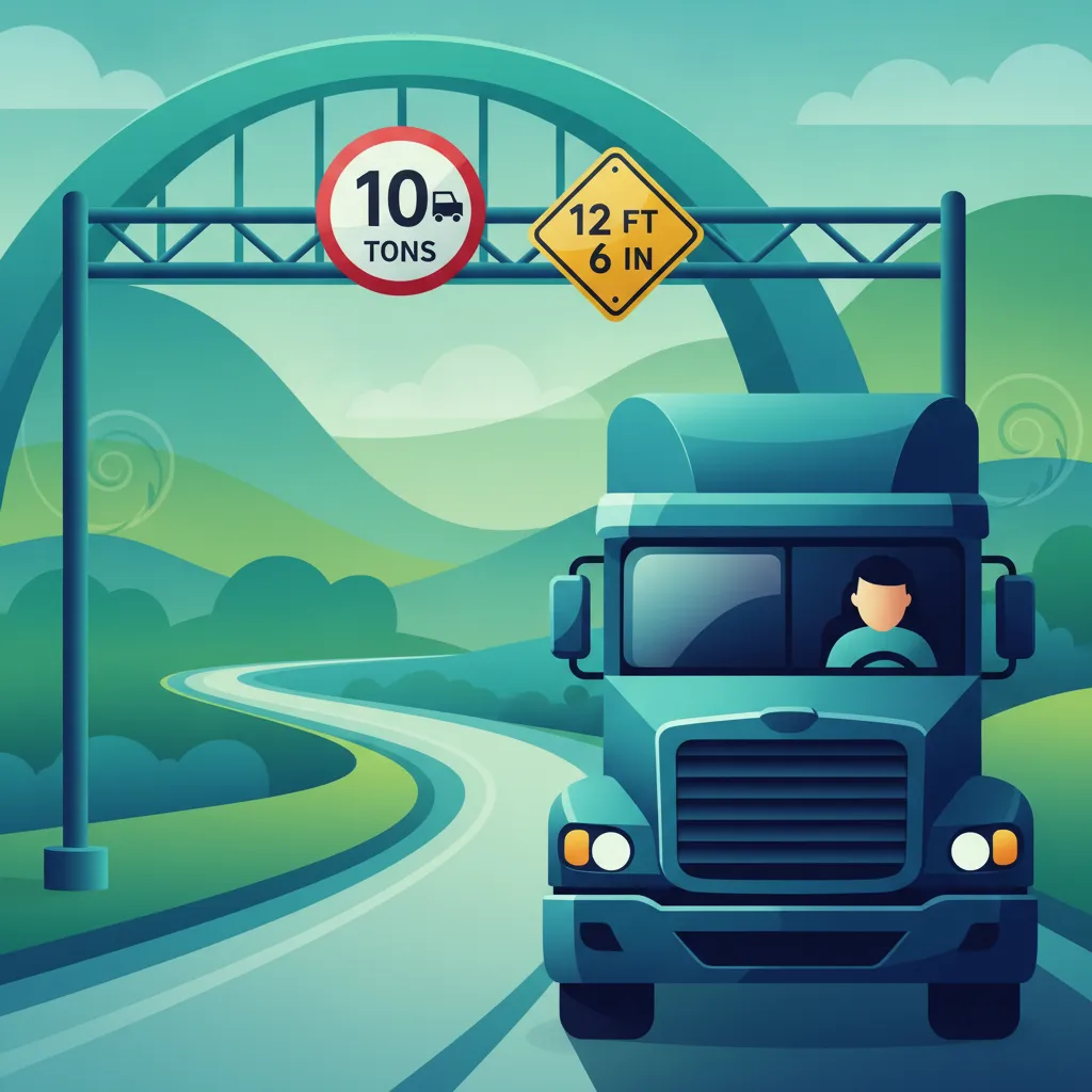 Image de la leçon Panneaux de signalisation spécifiques aux poids lourds