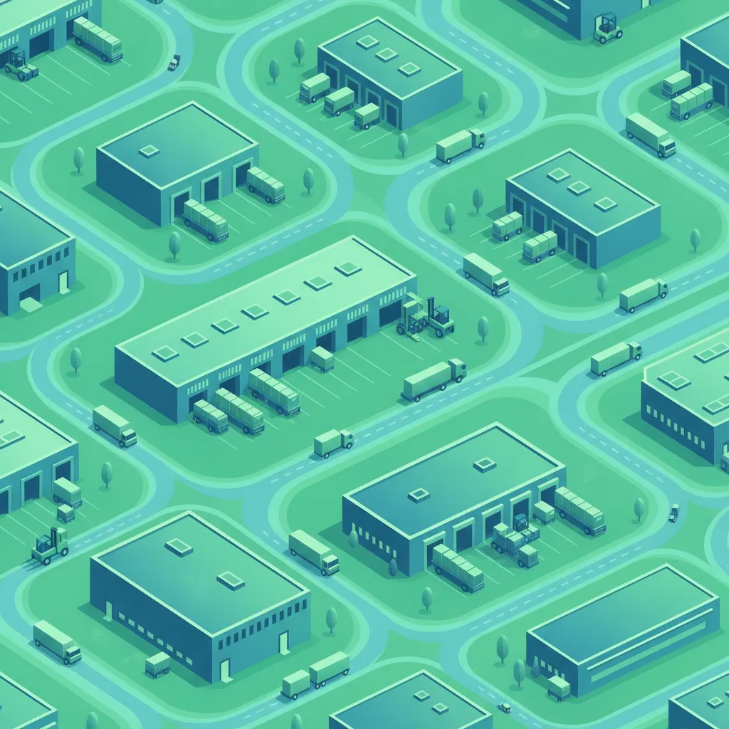 Delivery Operations in Industrial Zones and Logistics Centres driving theory lesson