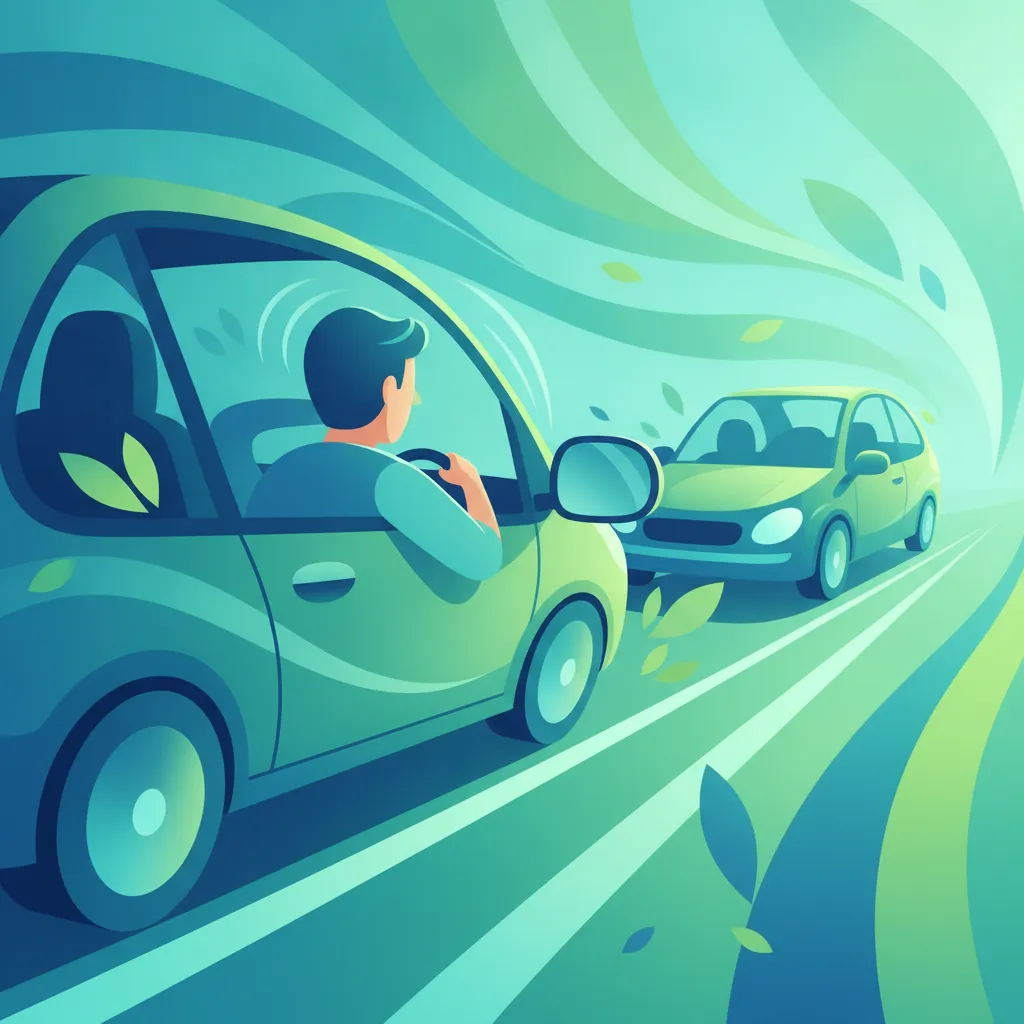 Lane Changes and Checking Blind Spots driving theory lesson