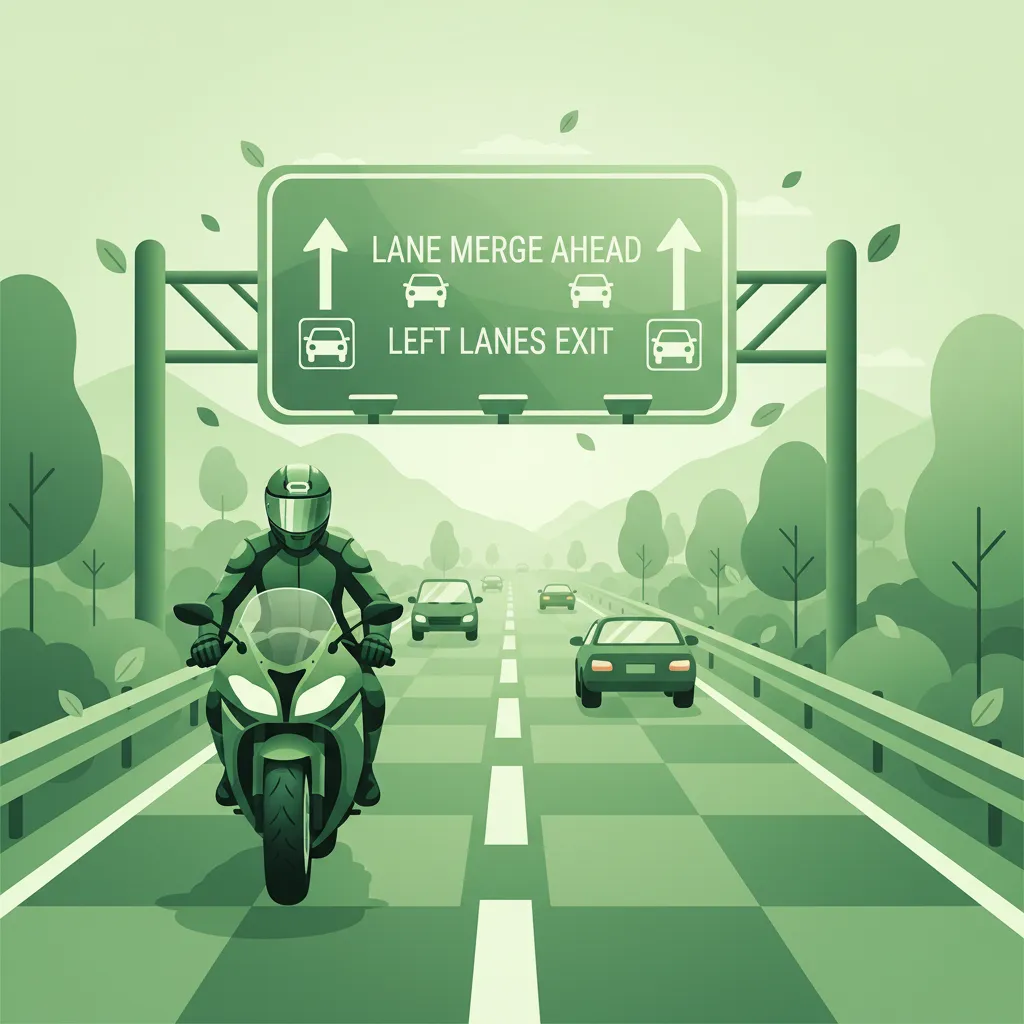 Highway-Specific Hazards for Motorcyclists driving theory lesson