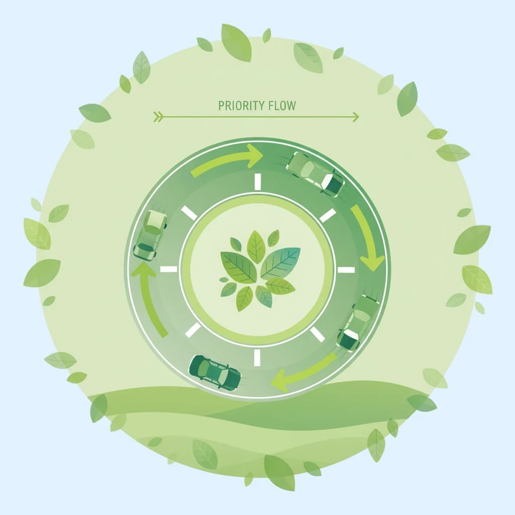 Roundabout Priorities lesson image