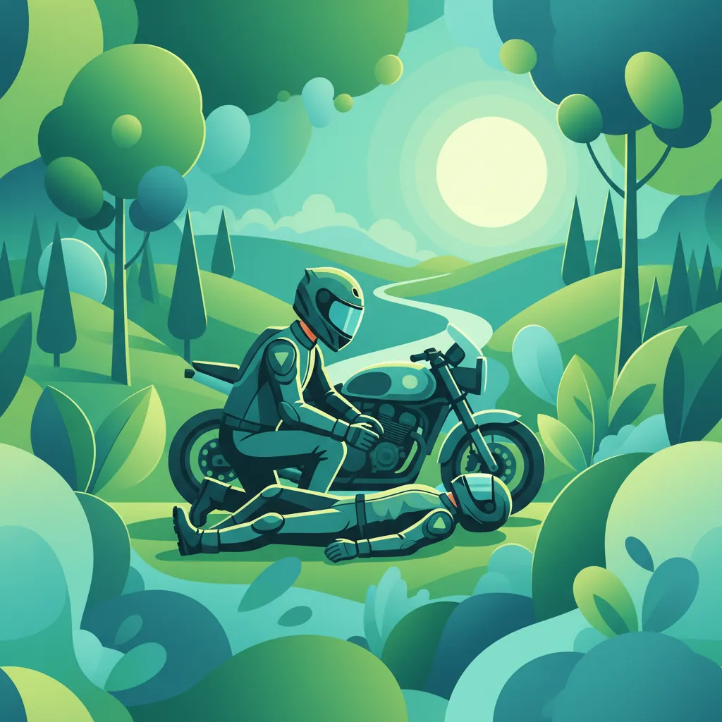 First-Aid Basics for Motorcyclists driving theory lesson