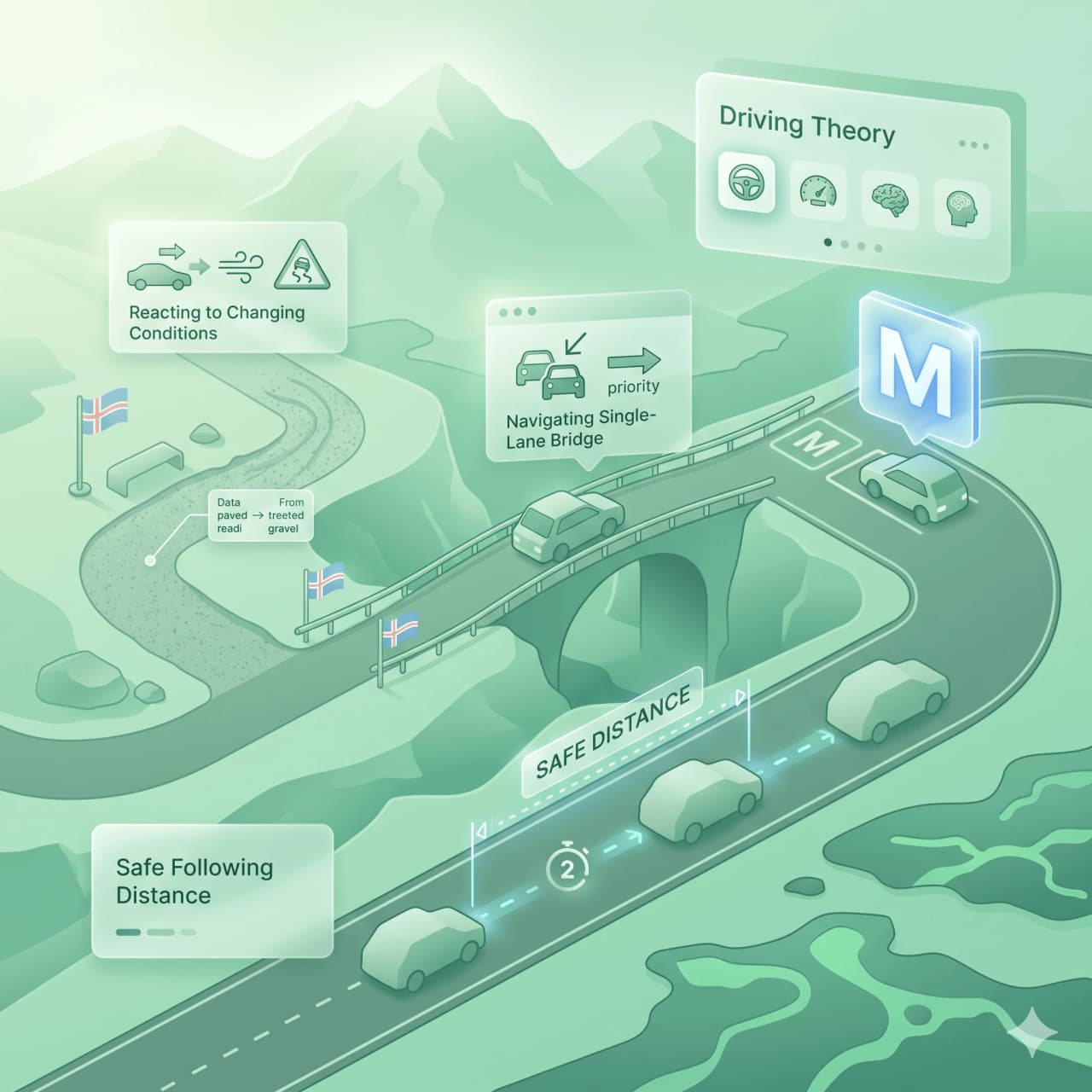Comprehensive Guide to Icelandic Driving Theory: Road Rules, Concepts, and Exam Explanations
