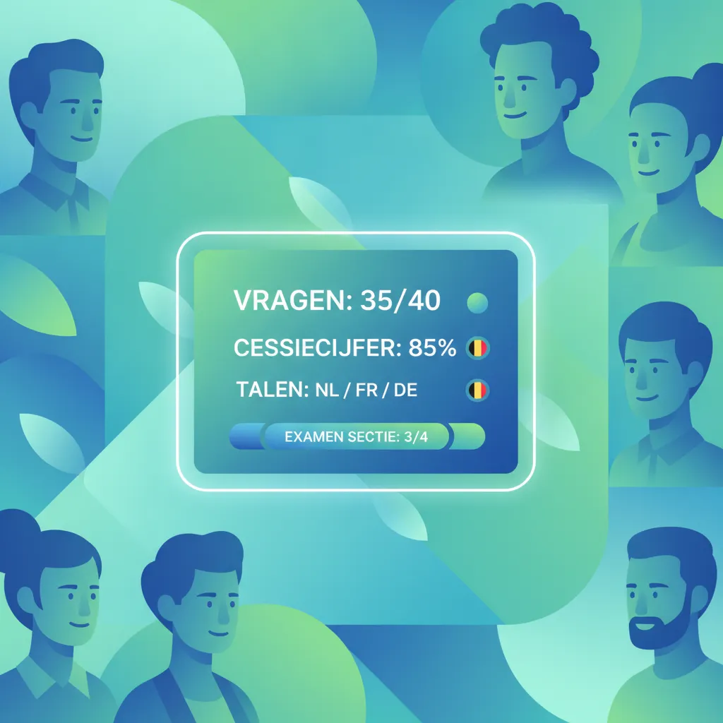 Belgisch Rijexamen Theorie: Formaat en Procedures Oefensessie