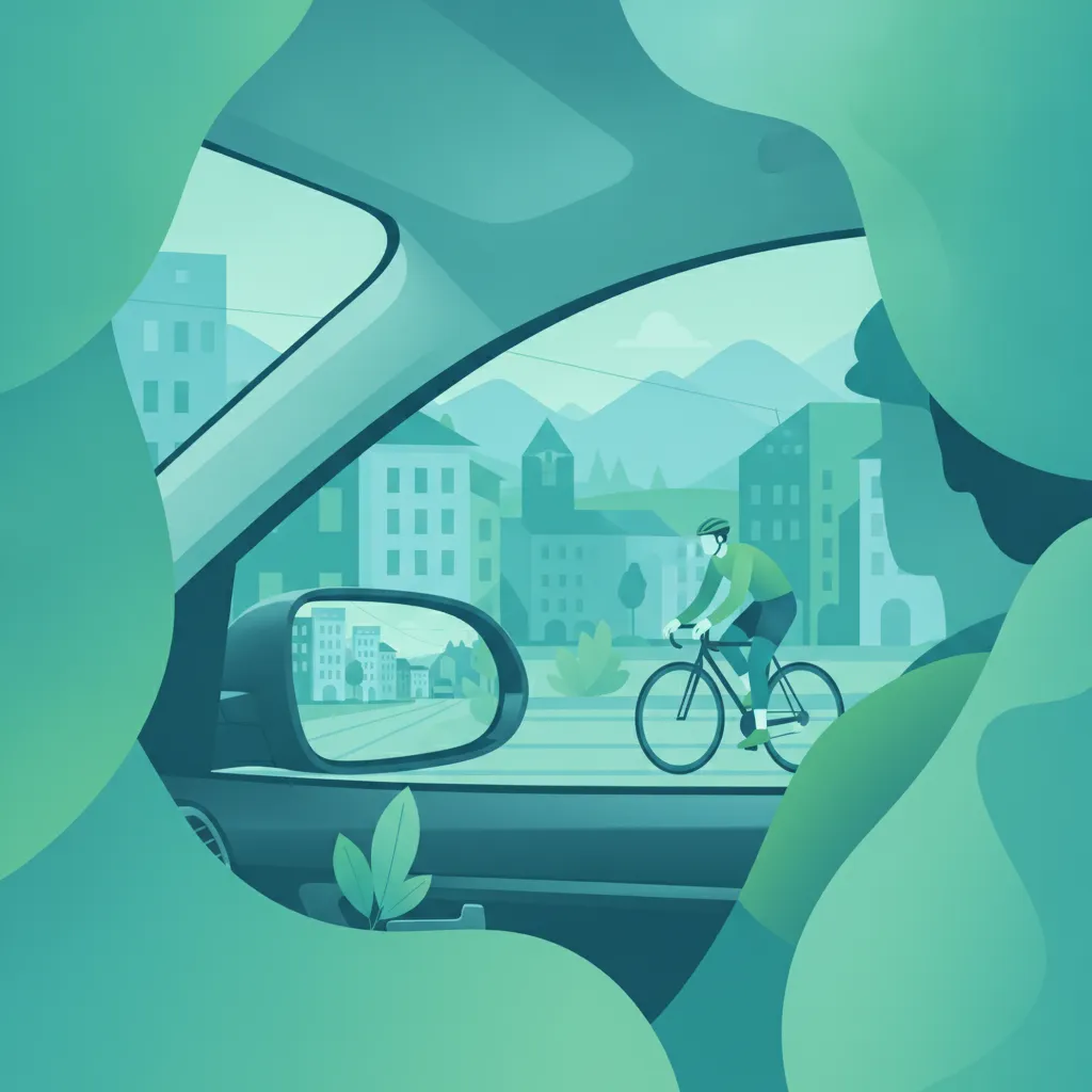 Swiss Driving Theory: Master Mirror & Shoulder Checks for Safe Manoeuvres