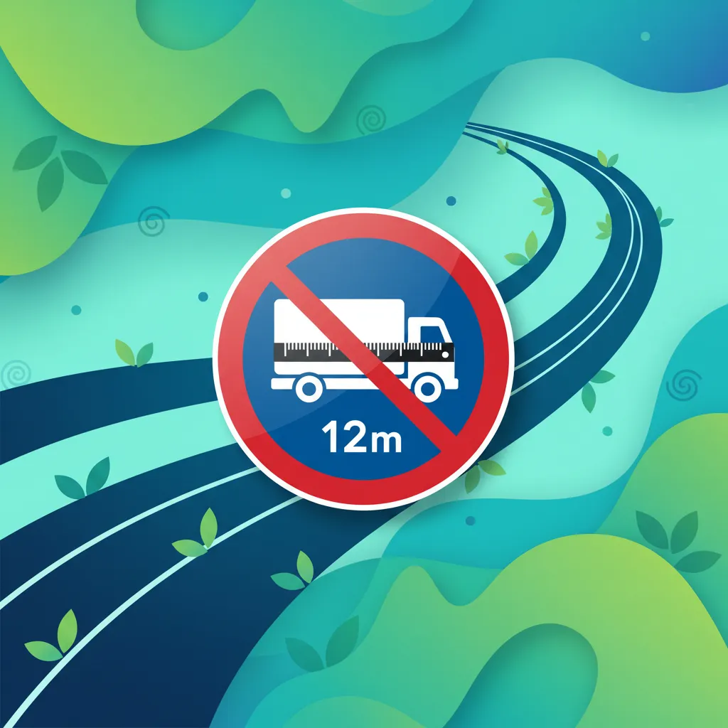 Spanish Road Signs: Vehicle Dimension Restrictions