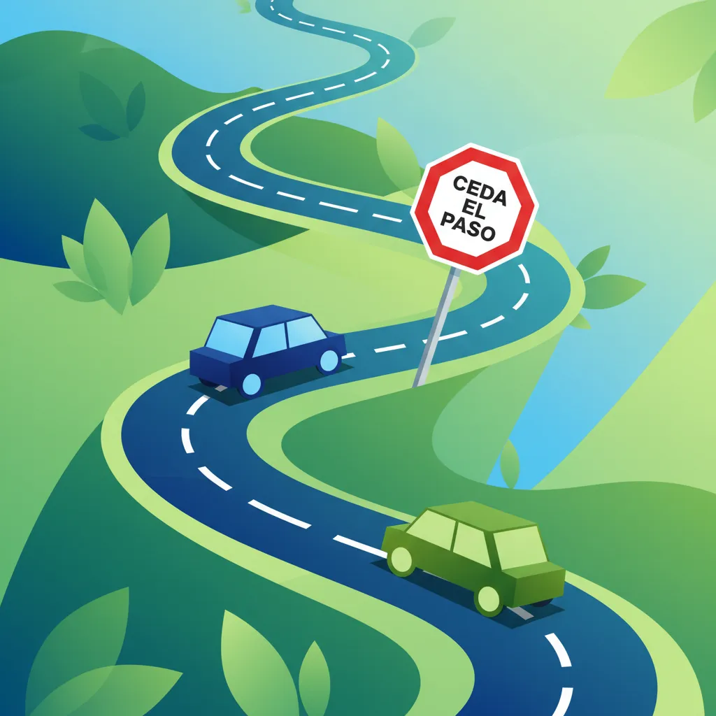 Priority Rules in Spanish Narrow Passes: Vehicle Hierarchy