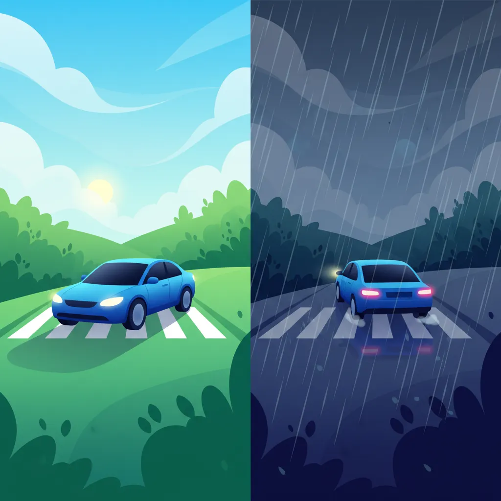 Mastering Speed and Distance Perception Hazards for the Spanish DGT Exam