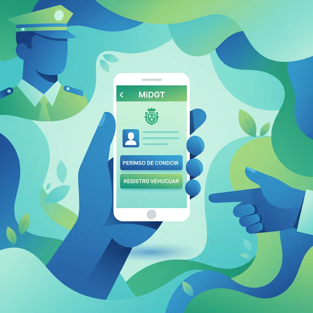 Using the MiDGT App and Digital Documents in Spain