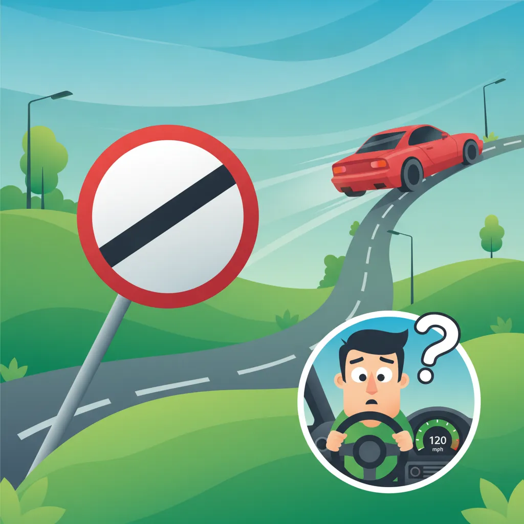 Geschwindigkeitsbegrenzungen und Schilder für nationale Geschwindigkeitsbegrenzungen: Häufige Fehler für GB-Fahrer