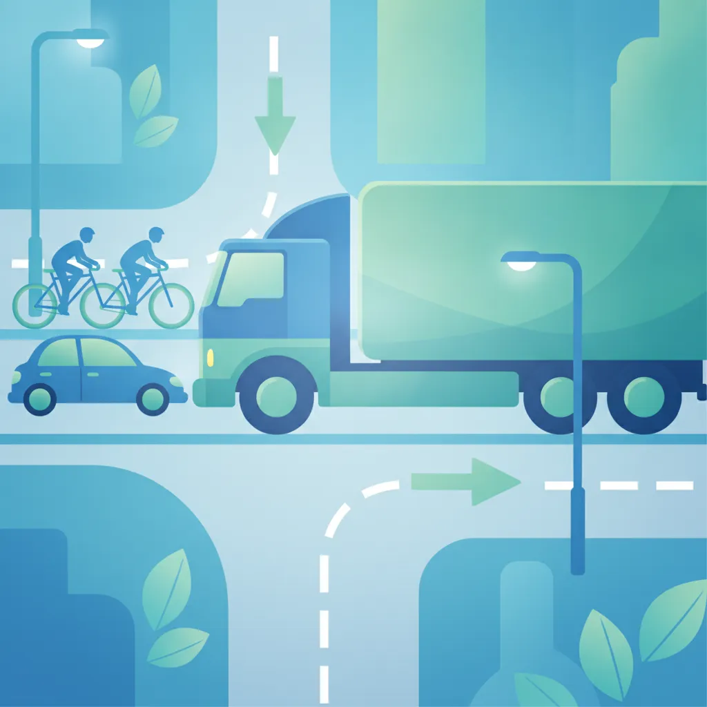 Lorries, Blind Spots, and Wide Turns in Great Britain