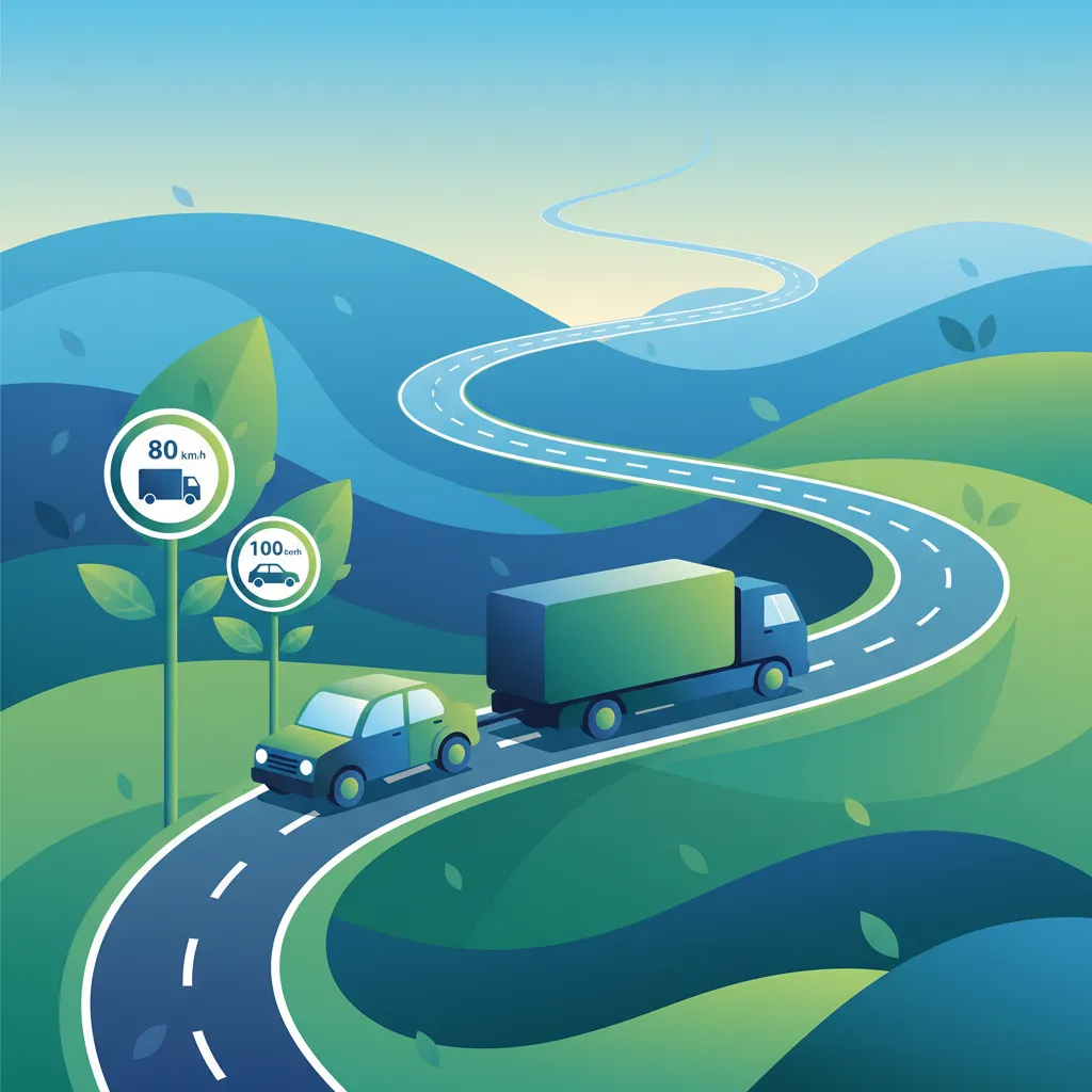 Understanding Speed Limits for Trailers and Heavy Vehicles in Iceland Practice Session