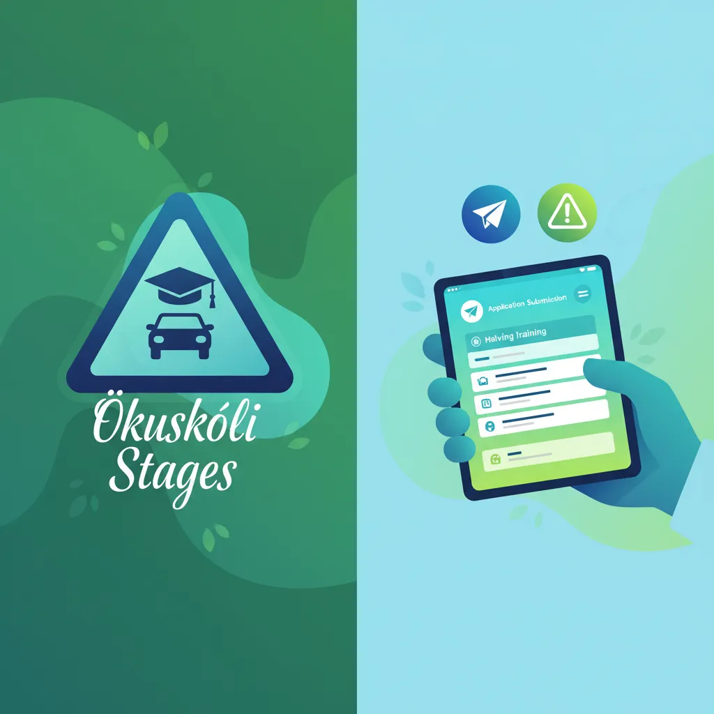 Navigating the Icelandic Driving Study Process (Ökuskóli)