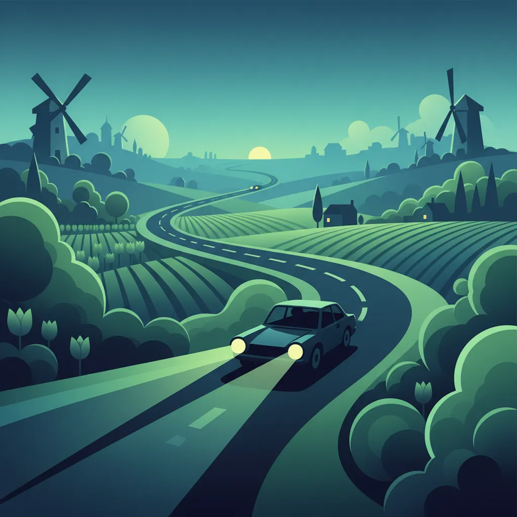 Night Driving: Visibility & Speed Adaptation in the Netherlands