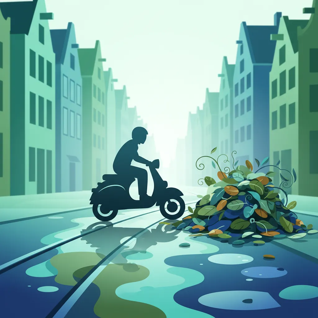 Navigating Tram Tracks and Road Dangers on Two Wheels in the Netherlands