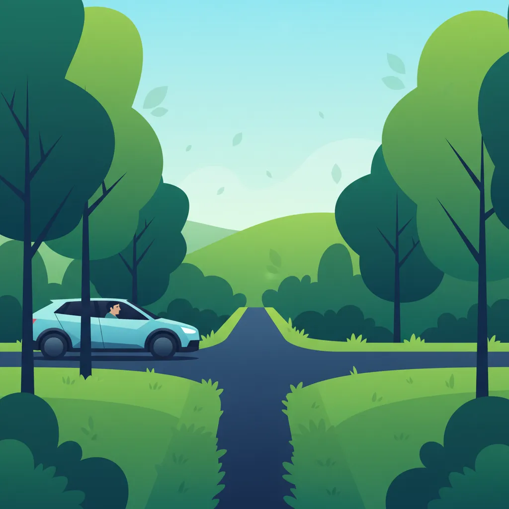 Challenging Rural Intersections and Limited Visibility in Poland