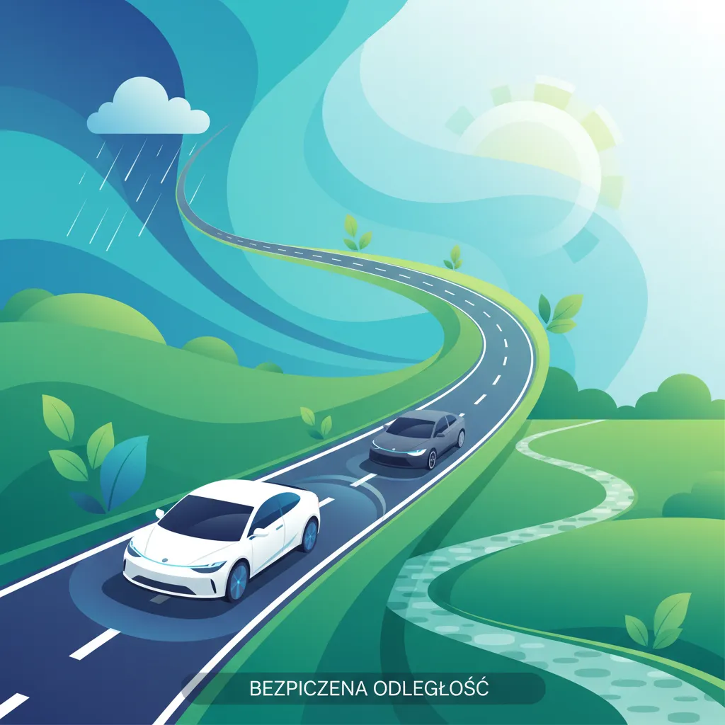 Safe Following Distance in Polish Traffic Conditions