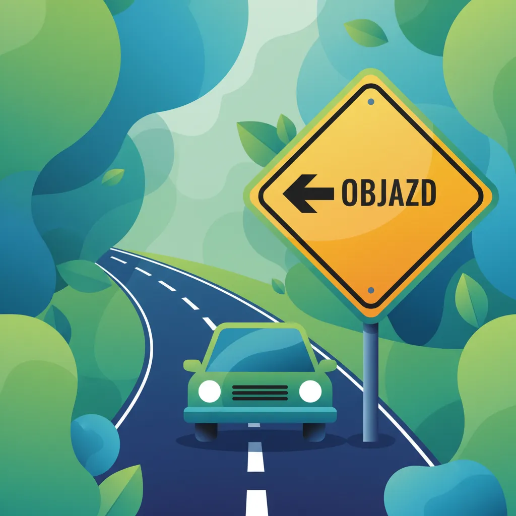 Conflicting Road Signs and Markings in Poland