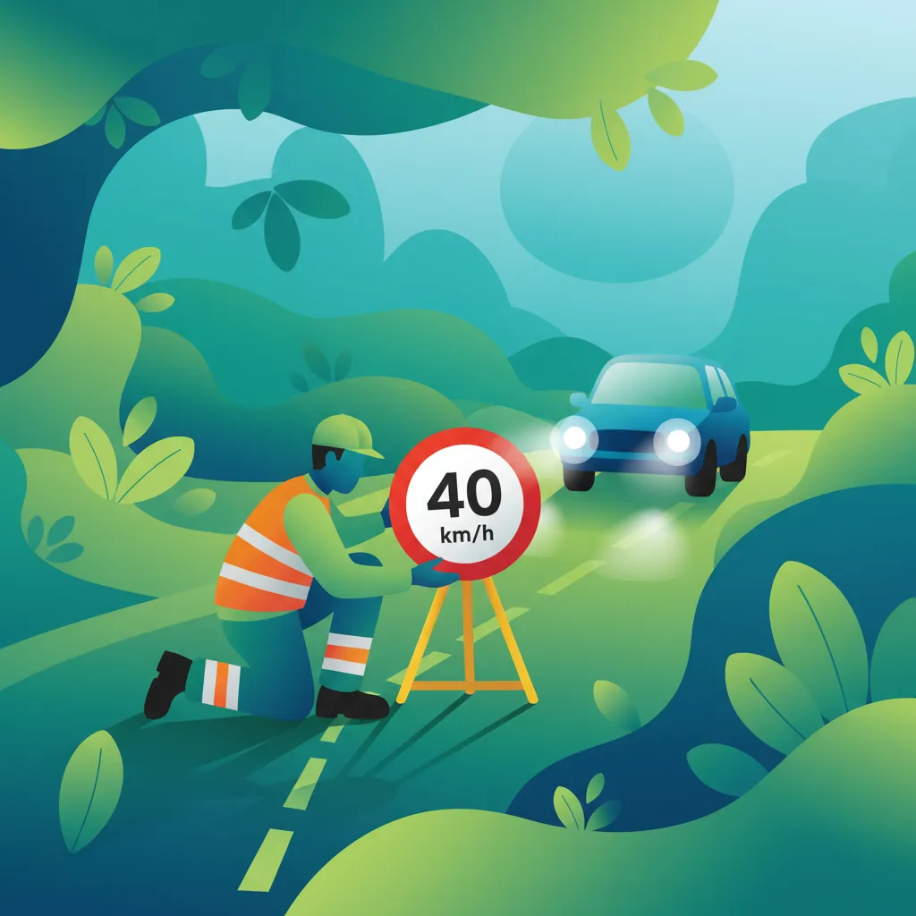 Temporary Speed Limits in Polish Road Work Zones