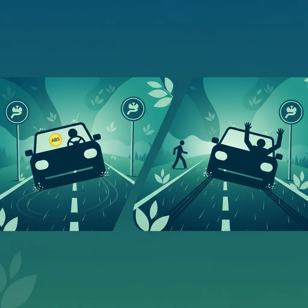 ABS vs. Non-ABS Braking in Polish Driving Scenarios