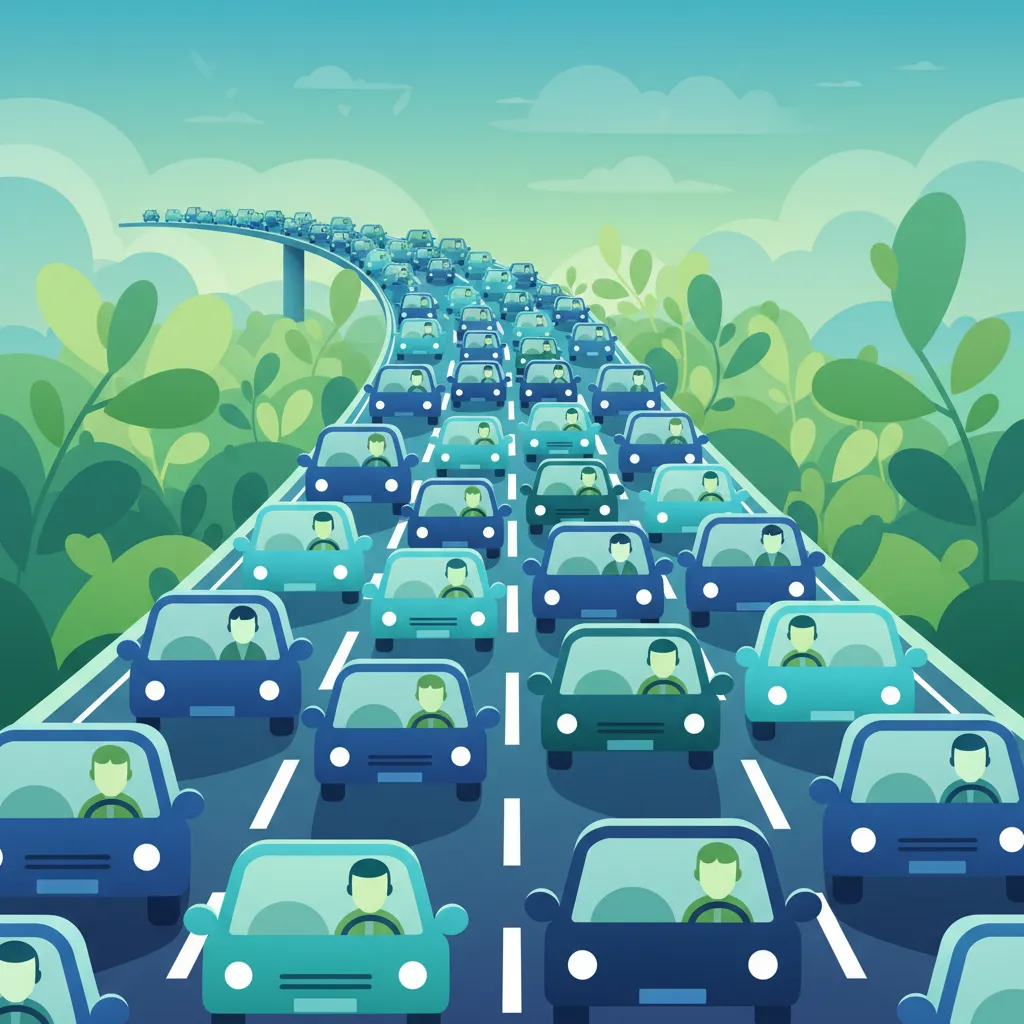Navigating Heavy Congestion in Polish Traffic