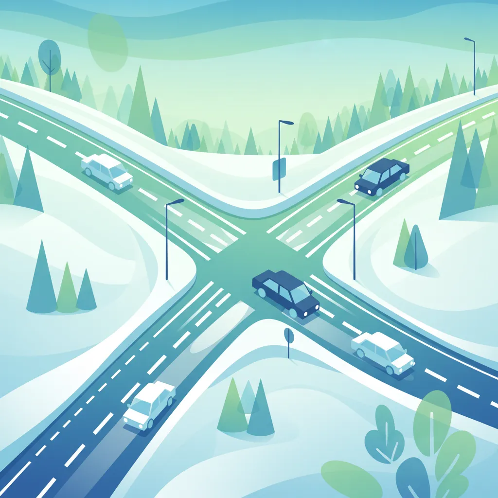 Navigating Winter Roads: Hidden Markings in Swedish Traffic