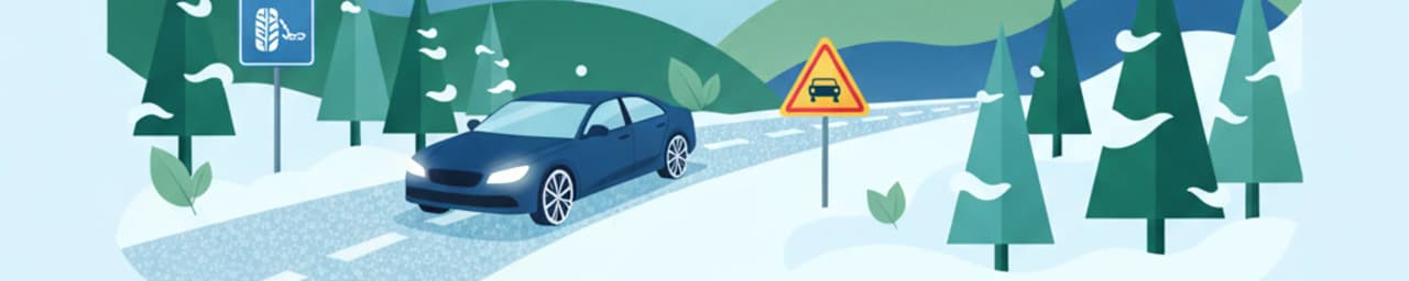 Normas de conducción invernal y obligaciones de neumáticos en Alemania