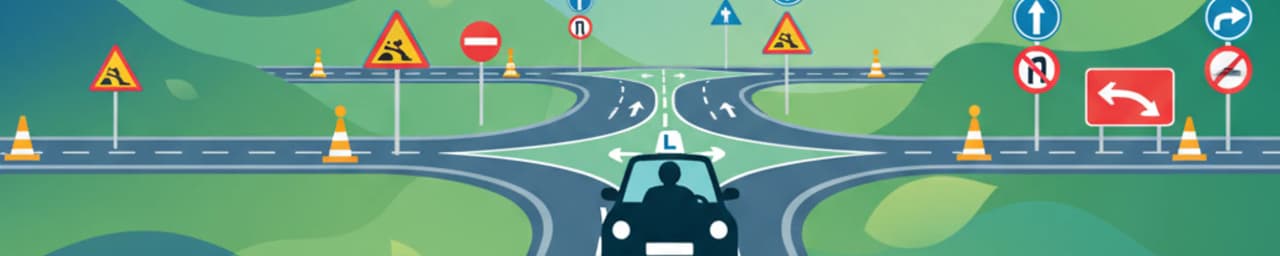 Advanced Danish Road Signs and Markings Practice