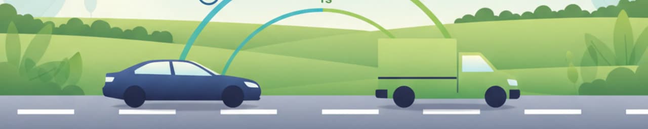 Sicherer Abstand zum Vordermann im dänischen Verkehr