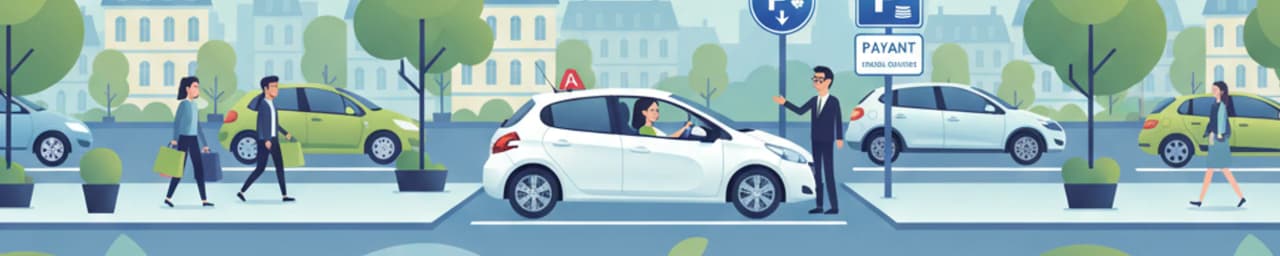 Niebieskie Strefy i Płatne Parkingi we Francji: Scenariusze Ryzyka dla Uczących się