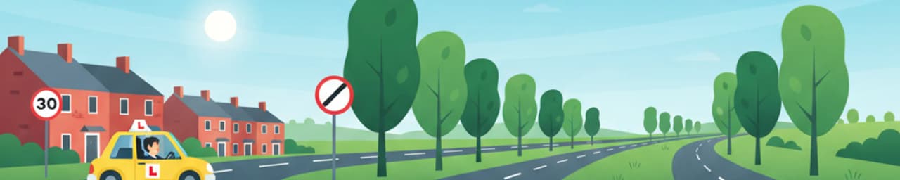 Límites de Velocidad y Señales de Límite de Velocidad Nacional: Escenarios Reales