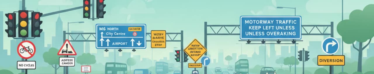 British Road Signs and Signals: Advanced Test Traps