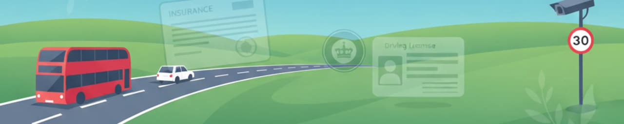 Assurance, Tax, et Documents du conducteur pour le test théorique GB