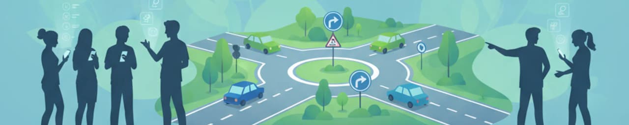 Irish Roundabouts and Right of Way Essentials for the Driver Theory Test