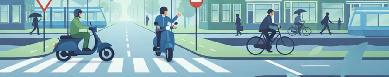 Maniobras Especiales para Conductores AM en el Tráfico Neerlandés