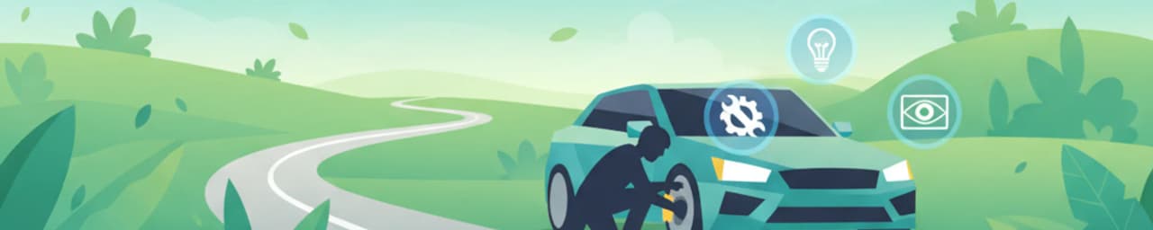 Essential Vehicle Checks: Brakes, Lights & Mirrors for Portuguese Driving Theory